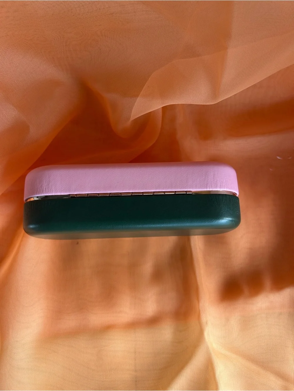 kate spade Pink and Dark Green 'Hello Sunshine' Eyewear Case